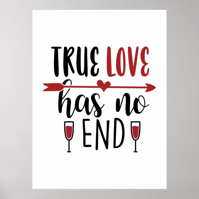 El arte de San Valentín El amor verdadero no tiene (Frente)