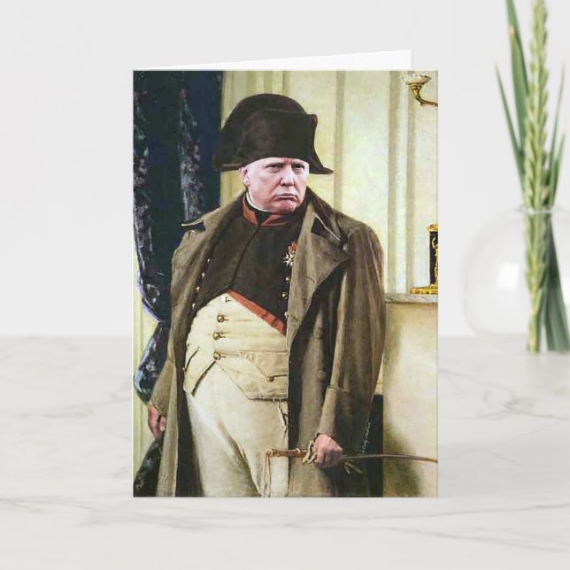 El arte de Trump en la tarjeta de cumpleaños (Anverso)