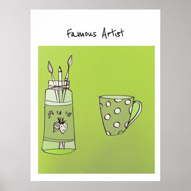 El Arte De Tu Hijo En Un Póster (Frente)