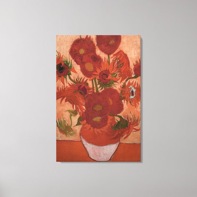 el arte del buen girasol impresionista vincent van (Anverso)