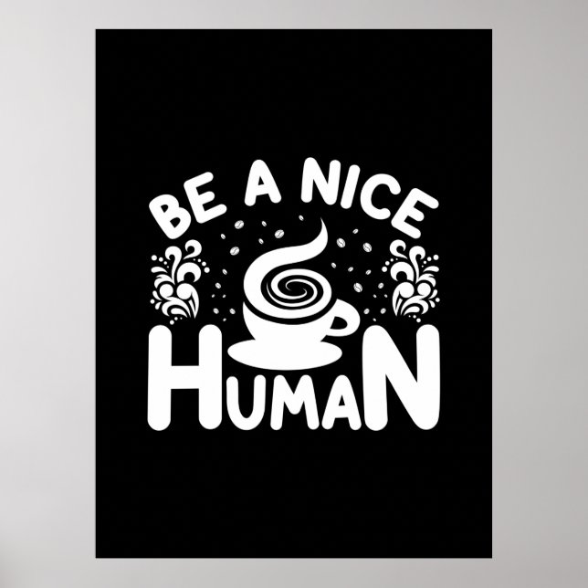 El arte del café es un buen humano (Frente)