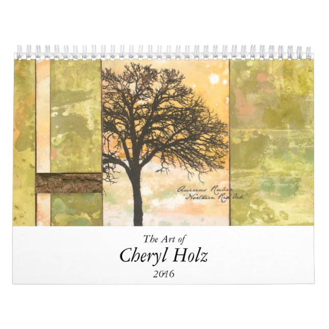 El arte del calendario 2016 de CHERYL HOLZ (Tapa)