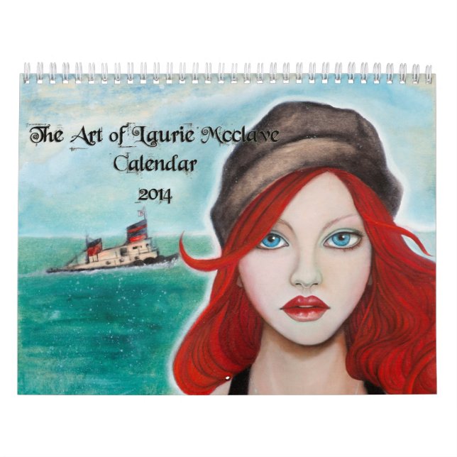 El arte del calendario de Laurie McClave 2014 (Tapa)