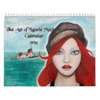 El arte del calendario de Laurie McClave 2014