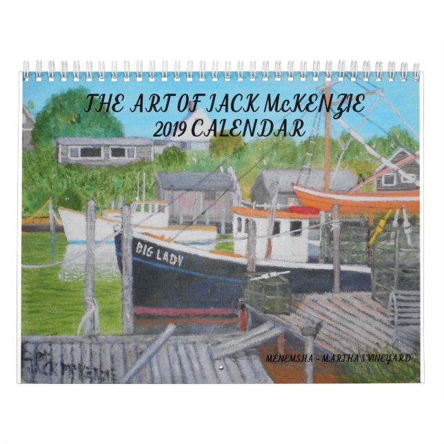 EL ARTE DEL CALENDARIO DE MCKENZIE 2019 DE JACK (Tapa)