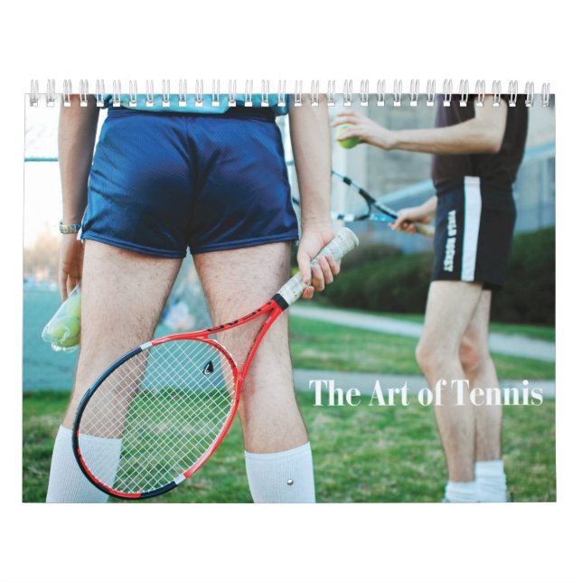 El arte del calendario del tenis (Tapa)