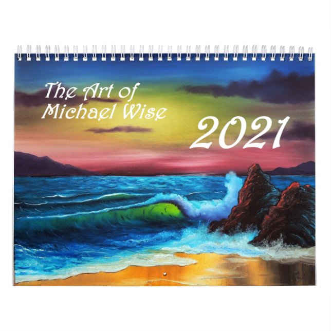 El arte del calendario Michael Wise 2021 (Tapa)
