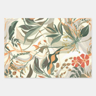 El arte del envolvimiento de papel de regalo conju