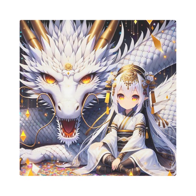 El arte del guerrero y el dragón Chica (Anverso)