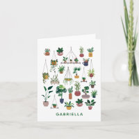 El arte del Ilustracion Boho Plant Lady Personaliz