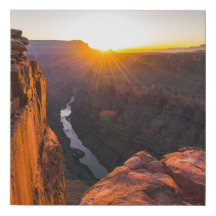 El arte del muro del Gran Cañón Sunrise