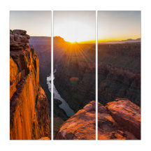El arte del muro del Gran Cañón Sunrise