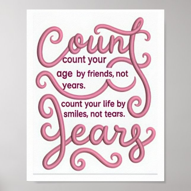 El arte del muro estético, Poster de citas motivac (Frente)