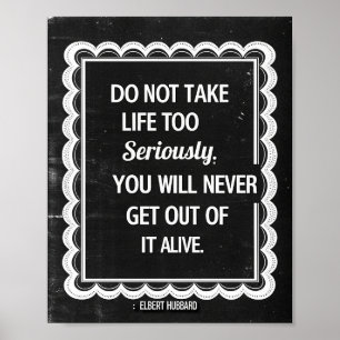 El arte del muro estético, Poster de citas motivac