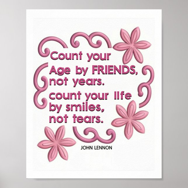 El arte del muro estético, Poster de citas motivac (Frente)