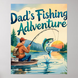 El arte del Poster digital de aventuras de papá
