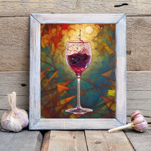 El arte del vino púrpura encantado
