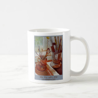 el arte equipa la taza de café