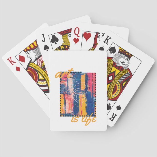 El arte es jugar cartas clásicas (Reverso)