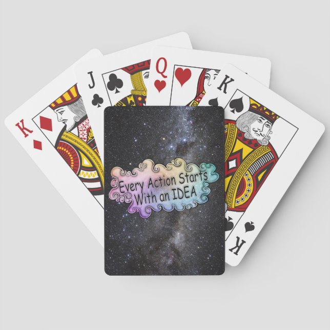 El arte es la vida Cartas de juego (Reverso)