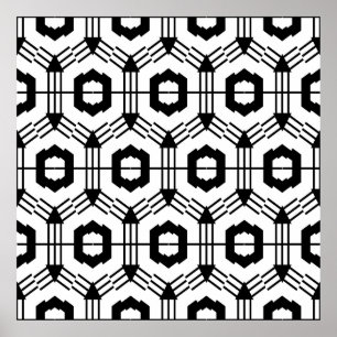 El arte es un patrón impecable. Fondo geométrico v