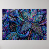 El Arte Espiritual de Pared El Loto Eléctrico Desp
