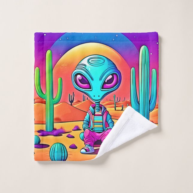 El arte extraterrestre de Desert Chillin (Toallita)