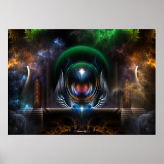 El arte fractal de la menagerie de ensueño