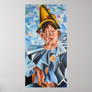 El arte geométrico del payaso melancólico