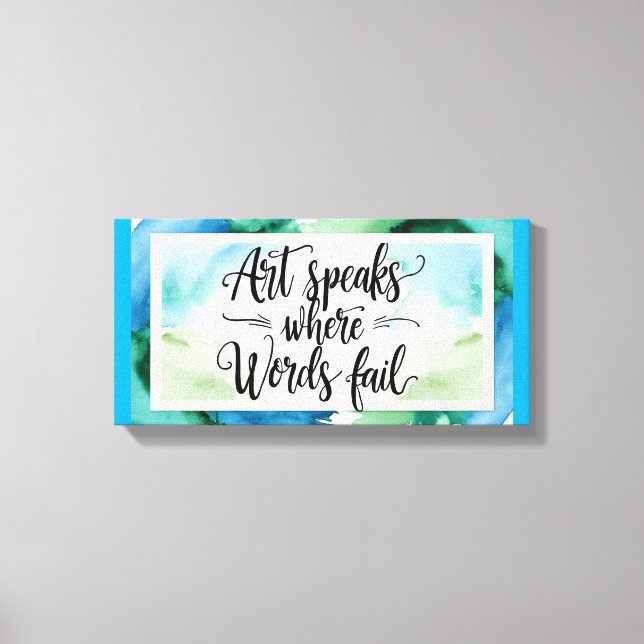 El arte habla donde fallan las palabras (Anverso)