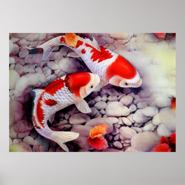 El arte japonés vintage de Coy Pond (Frente)