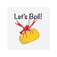 El arte Metalizado hierve el cangrejo