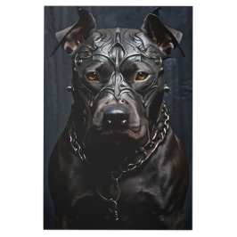 El arte Metalizado negro de Pitbull