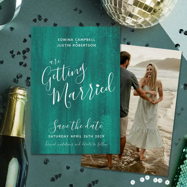 El arte moderno verde esmeralda salva las tarjetas (Subido por el creador)