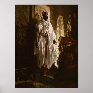 El arte morisco jefe africano