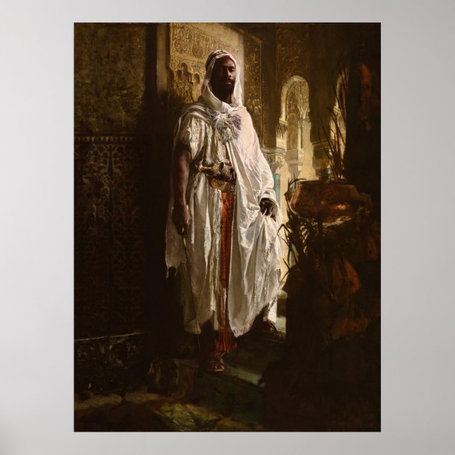 El arte morisco jefe africano (Frente)