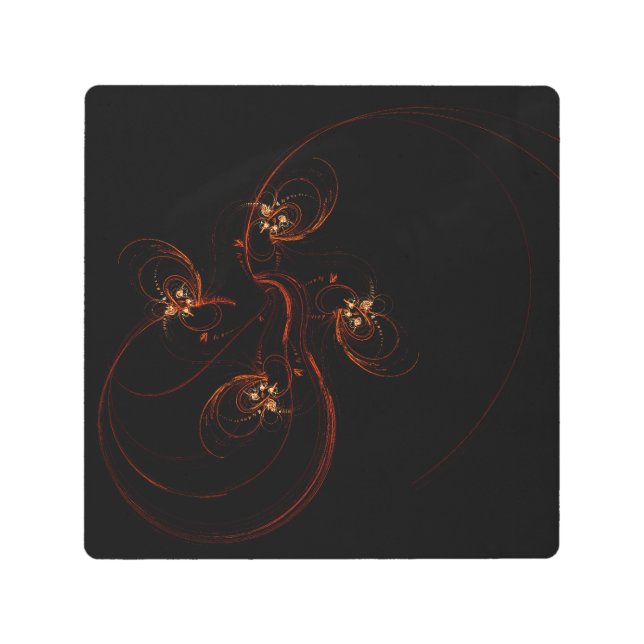 El arte mural Metalizado de un resumen oscuro (Anverso)