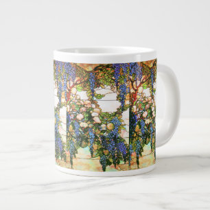El arte Nouveau florece la taza enorme