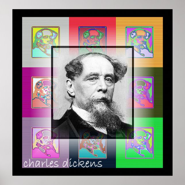 El arte pop Charles Dickens (Frente)