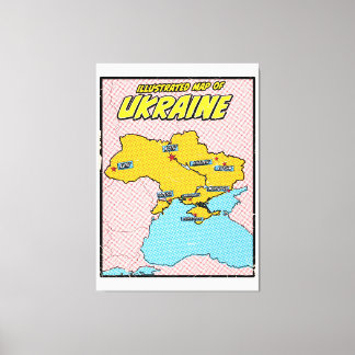 El arte pop ilustra Ucrania