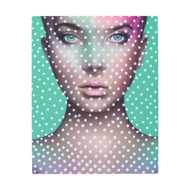 El arte popular retro inspirado por los puntos de  (Anverso)