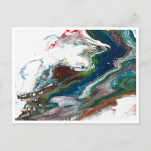 El arte por la pequeña postal del brezo vierte la