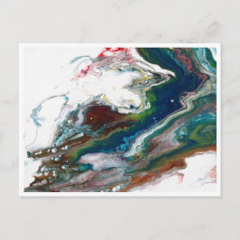 El arte por la pequeña postal del brezo vierte la