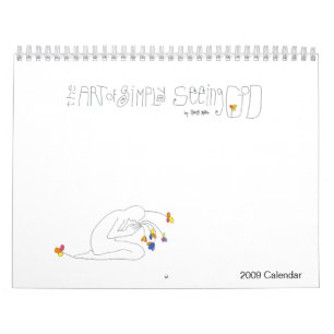 El arte simplemente de ver a dios - calendario