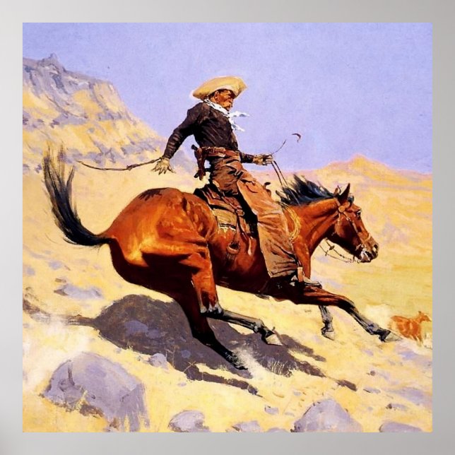 El arte vaquero occidental de Frederic Remington (Frente)