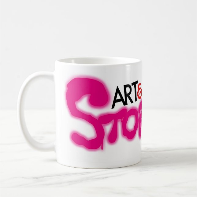 ¡El arte y la taza de Storriors! (Izquierda)