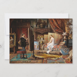 El artista y su modelo   Carl Schweninger, Jr.