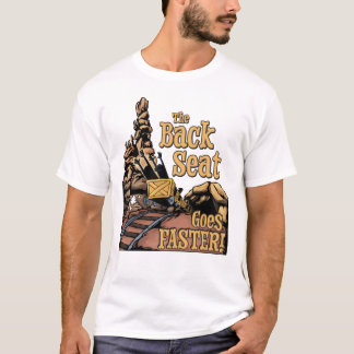 El asiento trasero va más rápido a la camiseta
