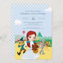 El asistente de la invitación al primer cumpleaños