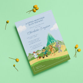 El asistente de la invitación de Baby Shower de Oz